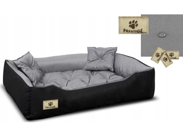 AIO Europe Legowisko Prestige dla psa, kota 40x30 / 55x45 cm szaro-sort