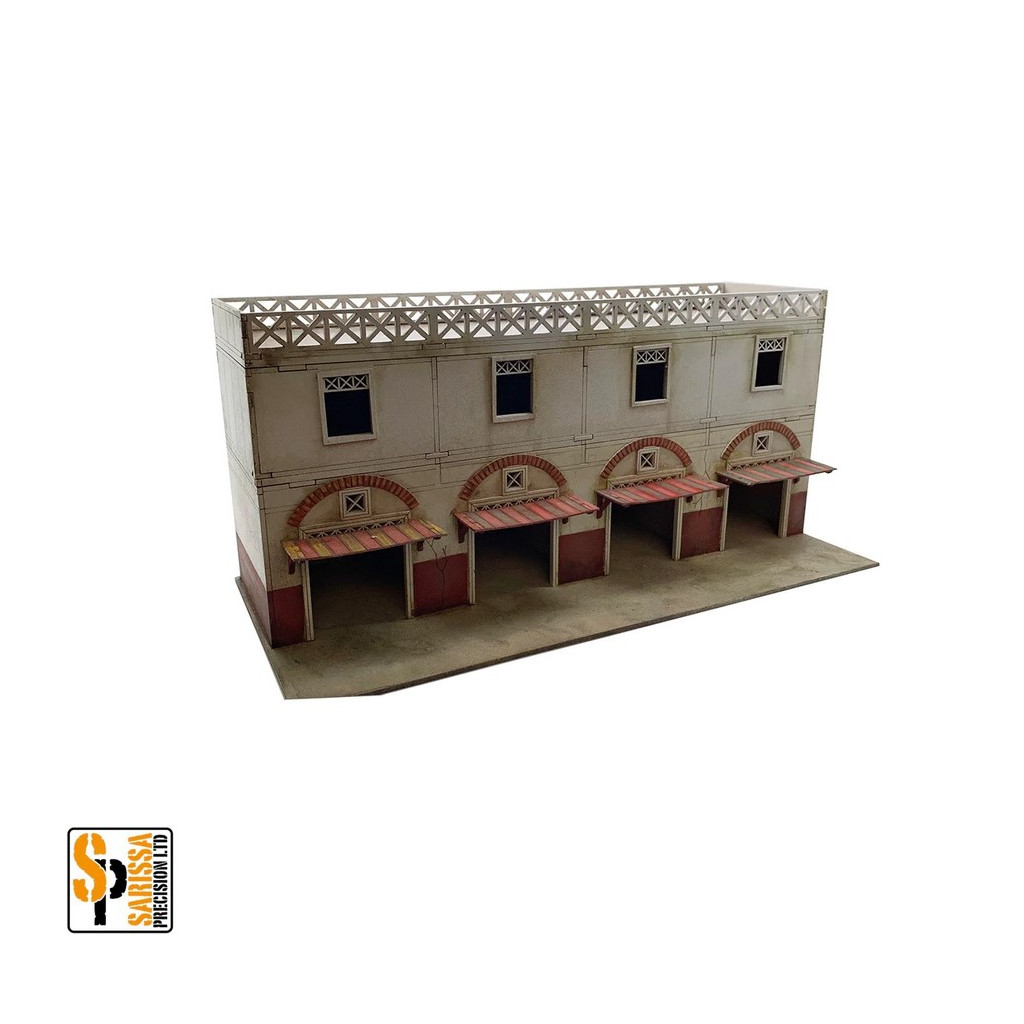 Middle Rank Shops With Flat Roof
