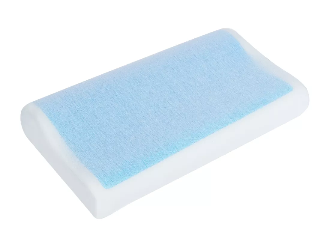 Oreiller KANGTO Haut Mémoire de forme 30 x 50 cm Blanc