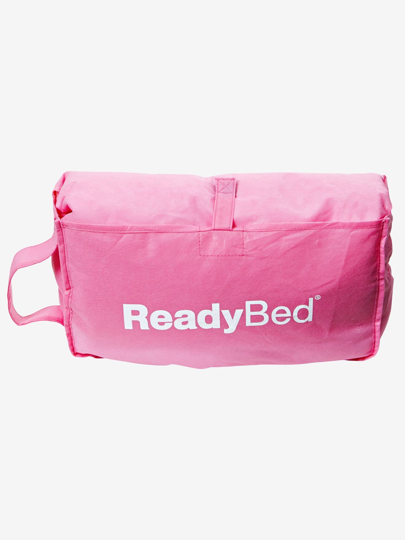 Saco de dormir de fada com colchão embutido. Estampa de fada rosa.