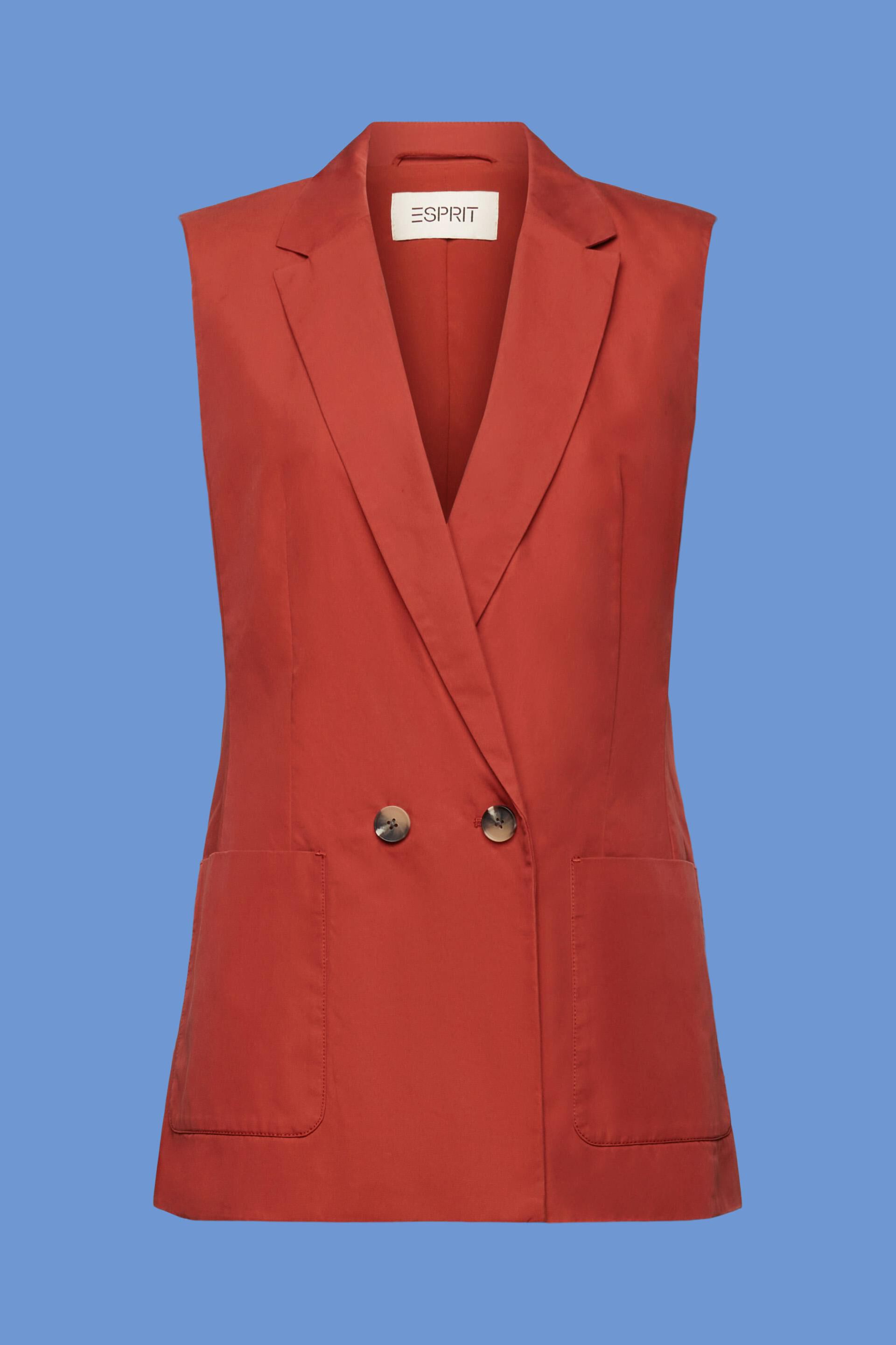 Gilet en coton mélangé
