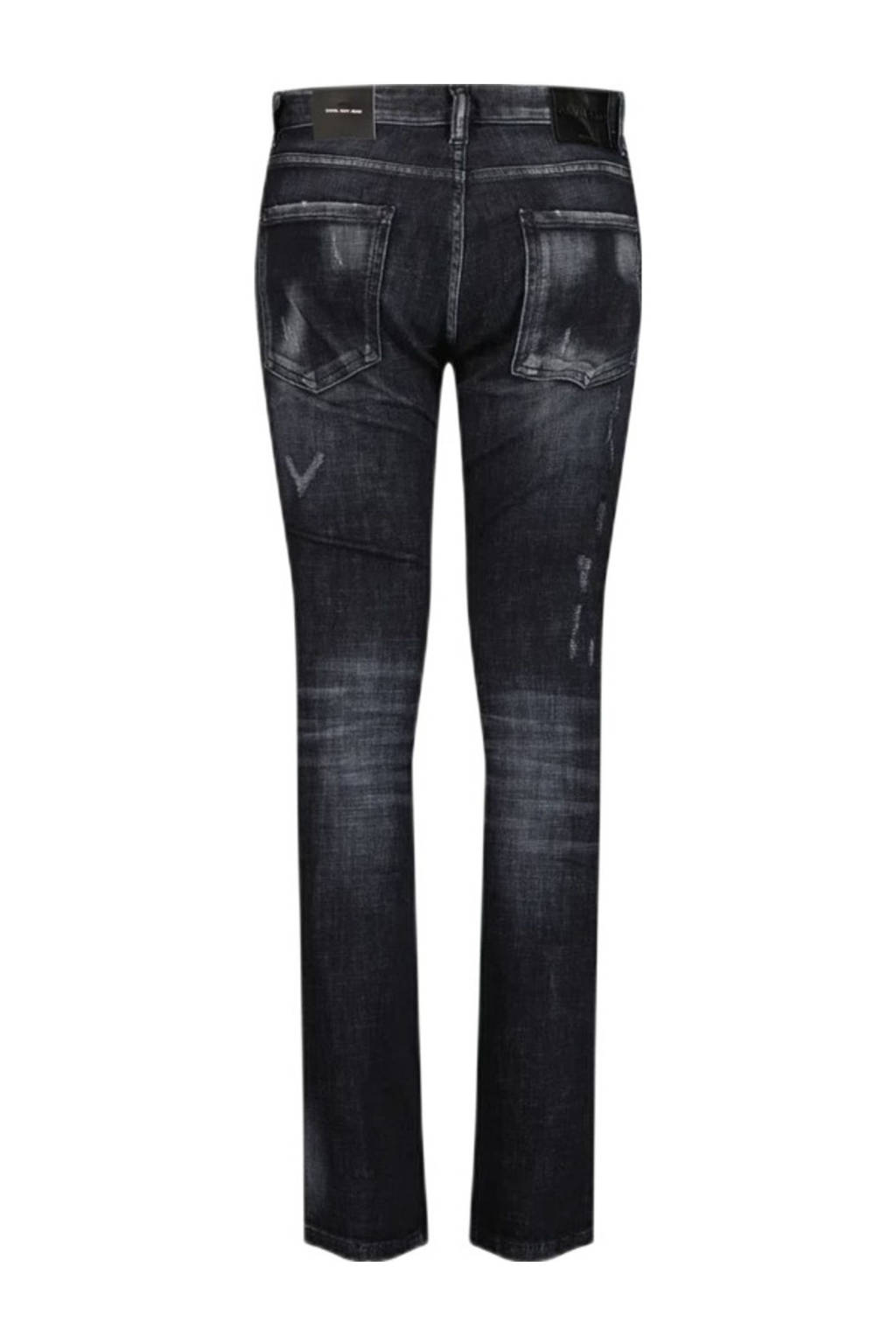 Dsquared2 straight leg jeans medium blue denim