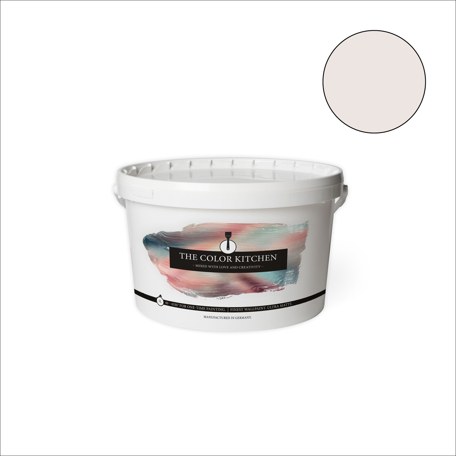 The Color Kitchen Wandfarbe Cotton Candy - rosa matt - 5 Liter