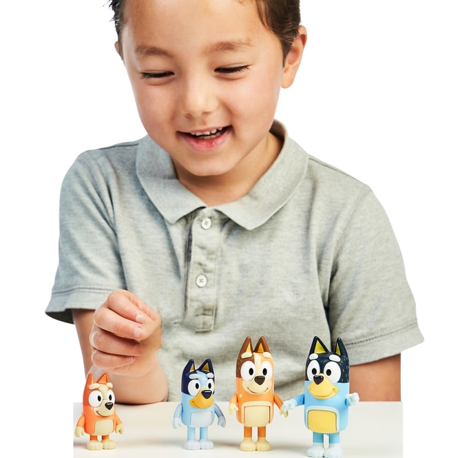 Bluey - Figuren 4er Pack - Familie