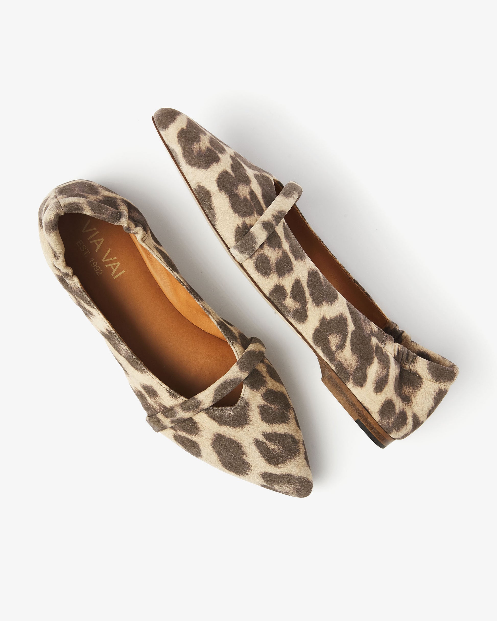 VIA VAI luipaardprint dames loafers Lola Rose