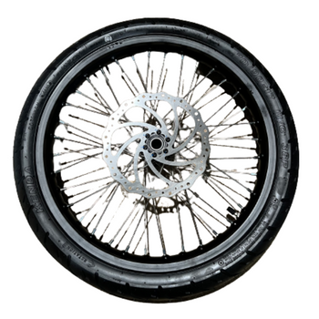 Roue Avant Complète 70\/90-17 pour Moto Électrique (Avec Disque 203mm)