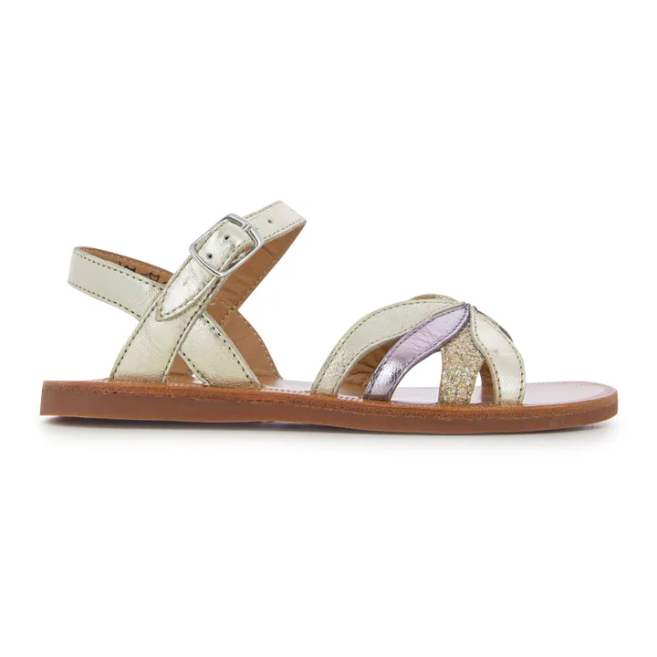 Pom d'Api Sandales Plagette Oto | Violet