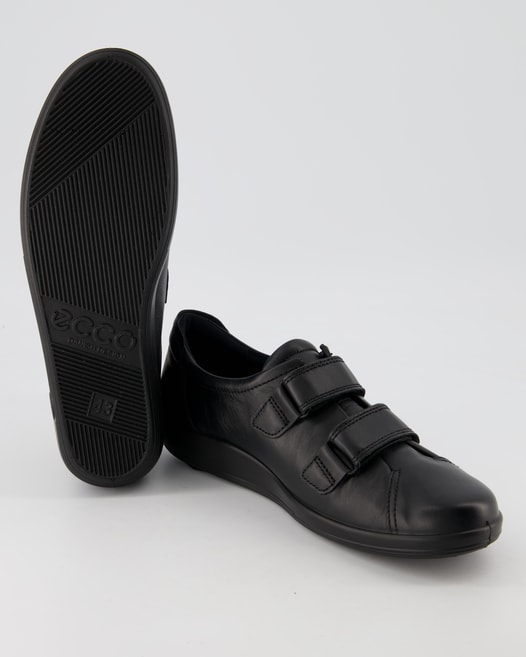 Ecco Soft 2-0 Slipper in Schwarz
