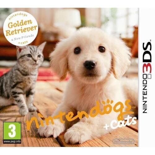 Nintendogs + Cats - Golden Retriever + New Friends (Nintendo 3DS) - Game  ZSVG (Pre Owned)