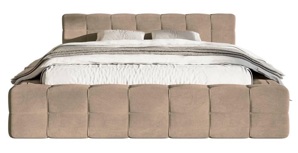 Selsey Design Tilly bedframe velvet met opbergvak 160 x 200 cm