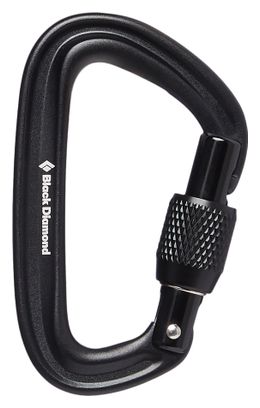 Mousqueton Black Diamond Liteforge Screwgate Carabiner Noir