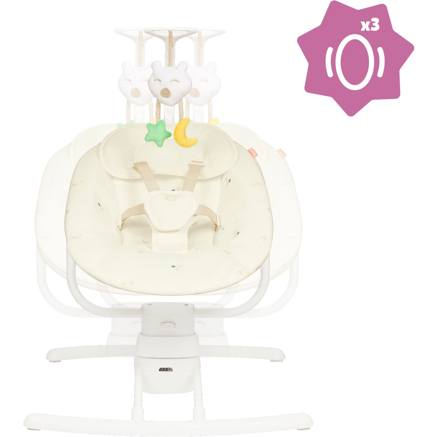 babymoov Ferngesteuerte Babyschaukel Creme