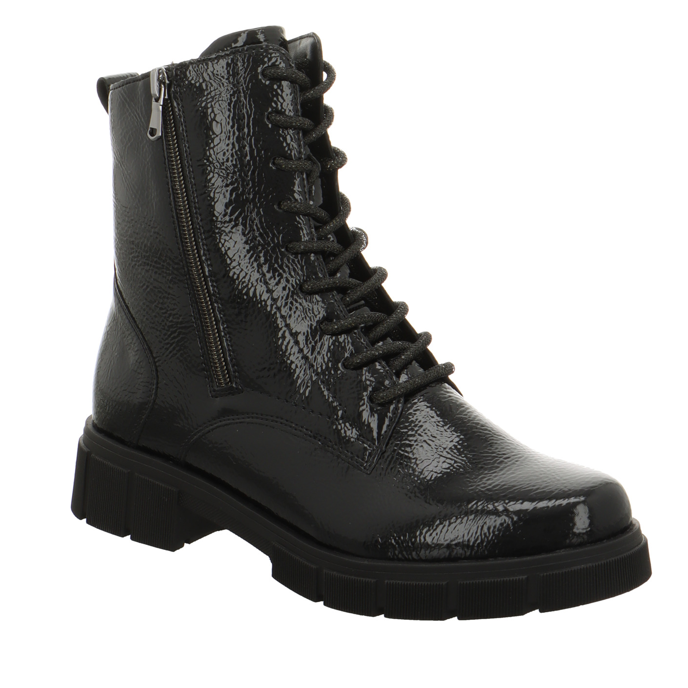 Schnürboots schwarz