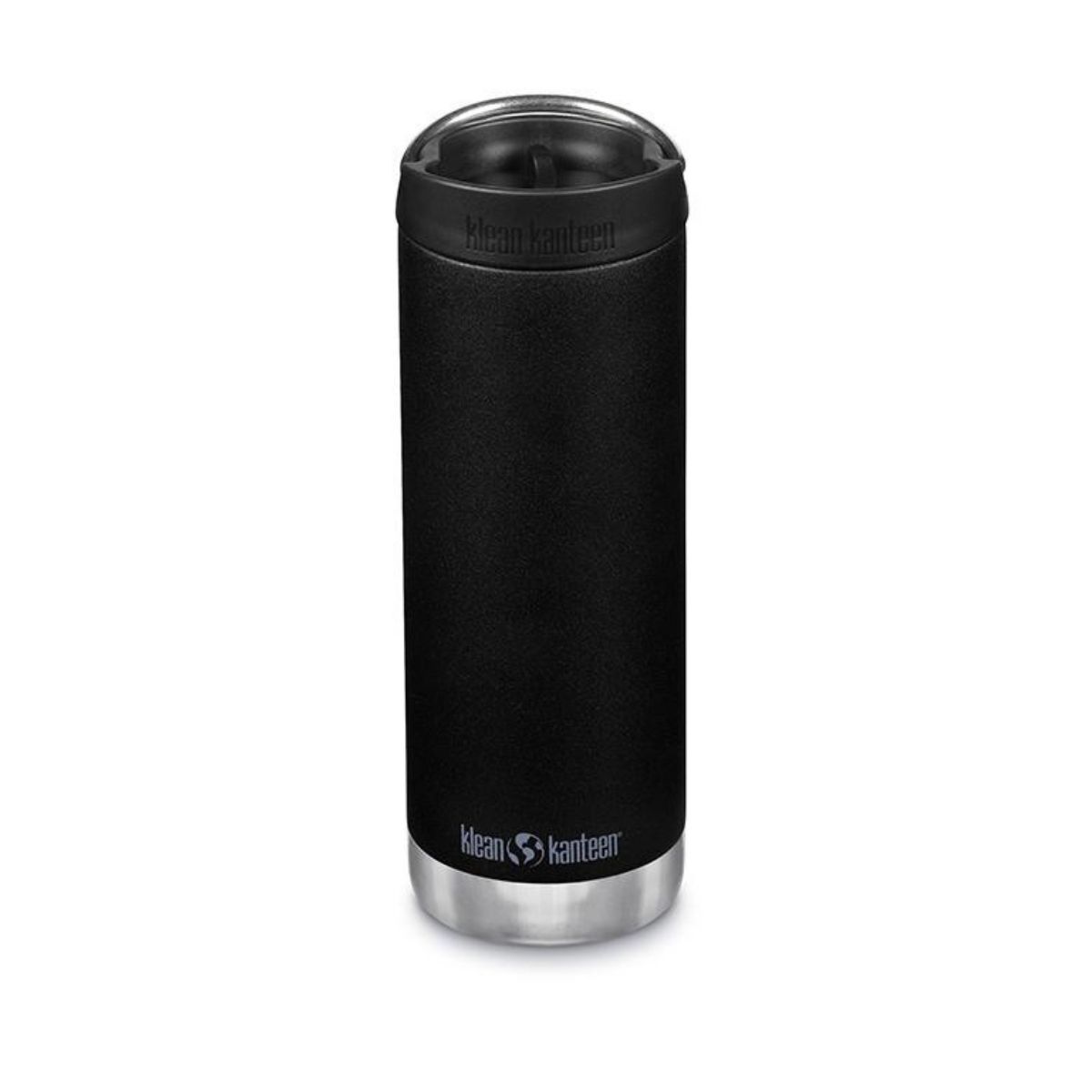 Garrafa térmica isolada Klean Kanteen Tkwide de 473 ml com tampa para café.
