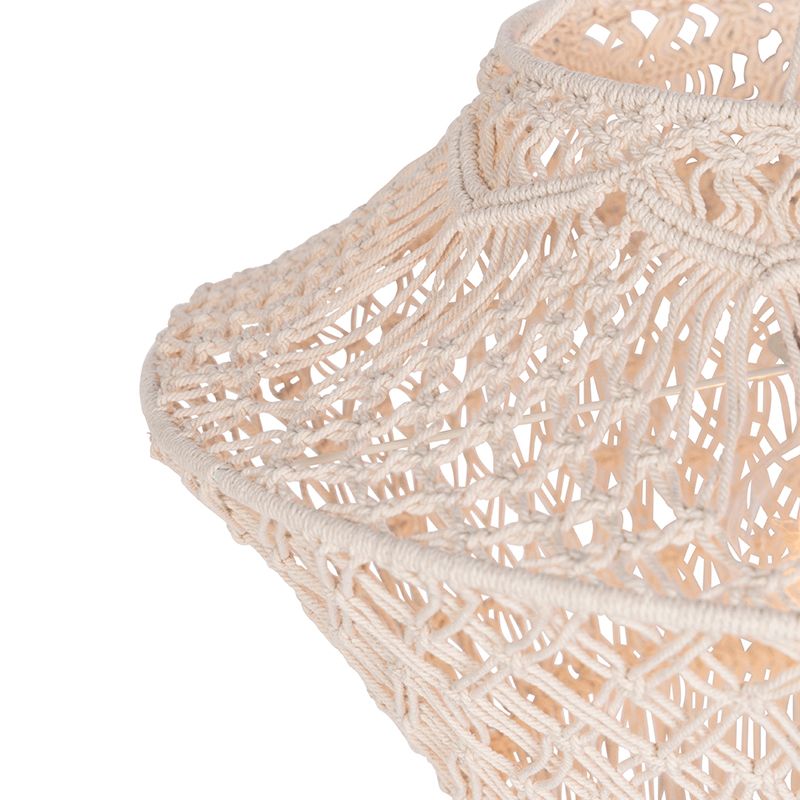 Macrame lampenkap naturel 90 cm