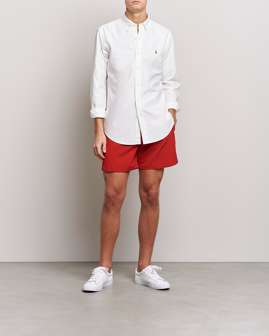 Polo Ralph Lauren Traveler Boxer Swim Shorts RL Red