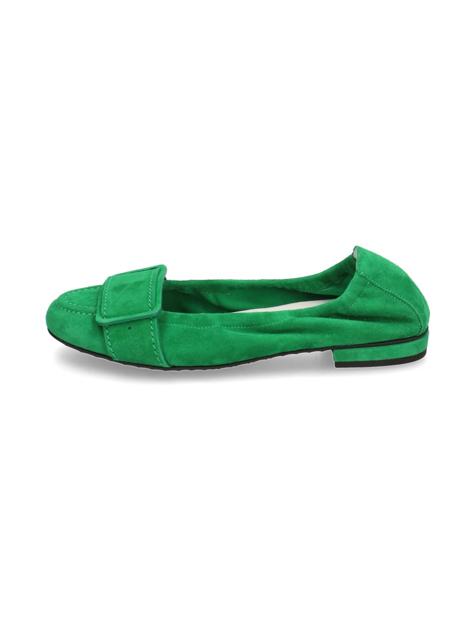 Veloursleder Ballerina