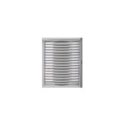 Module 16 tiroirs pour armoire à rideaux - hauteur 25 mm - gris