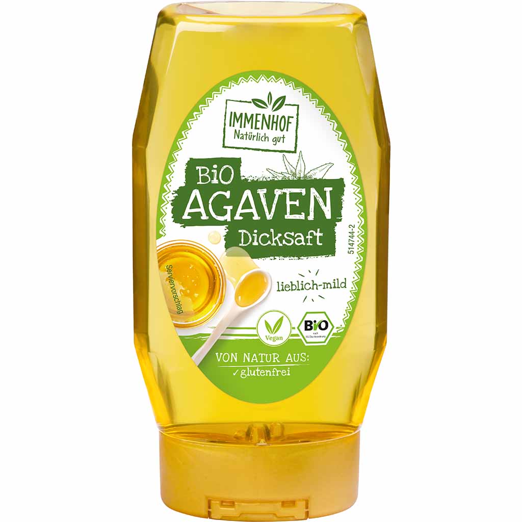 Immenhof Bio Agavendicksaft 350g \/ 250ml MHD:30.9.26