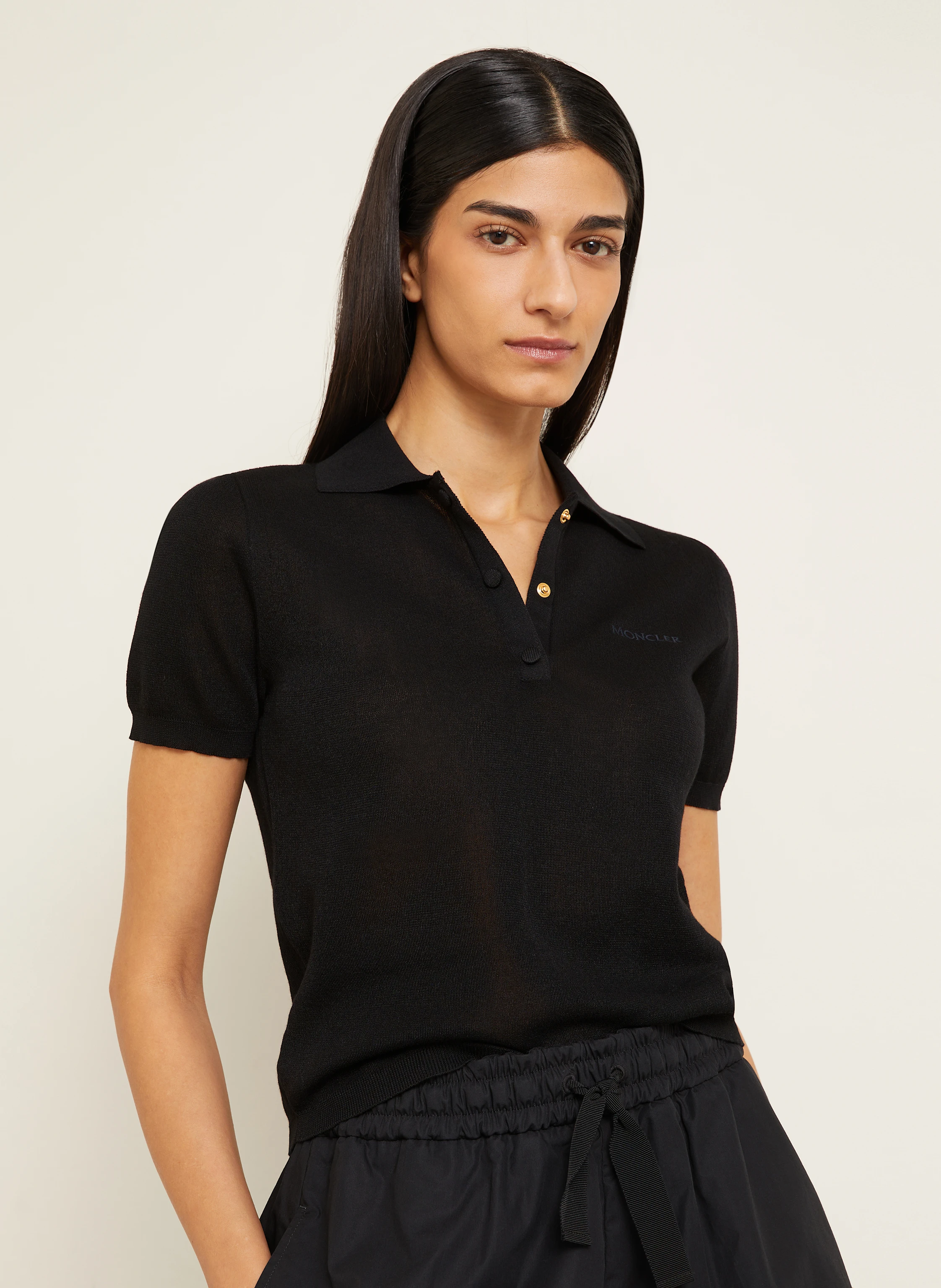 MONCLER Strick-Poloshirt