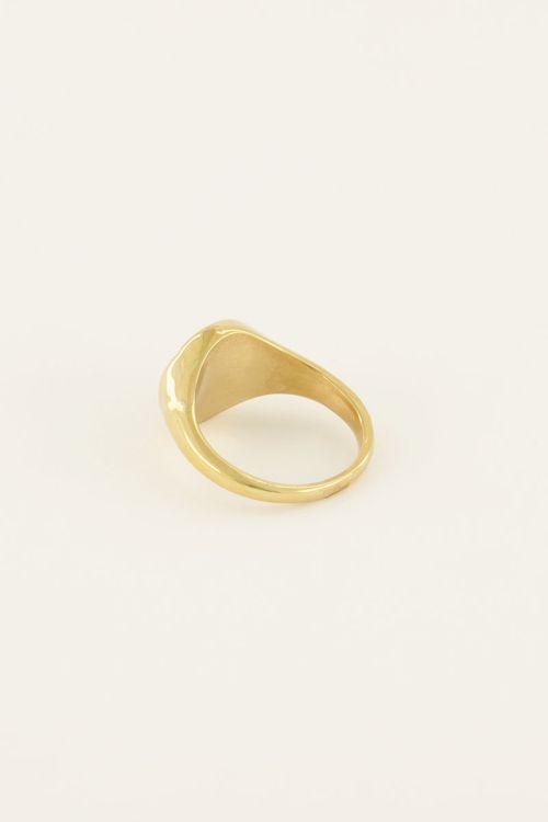 Zegelring met munt