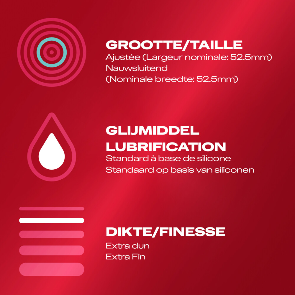 Durex Condooms Thin Feel Close Fit10 stuks