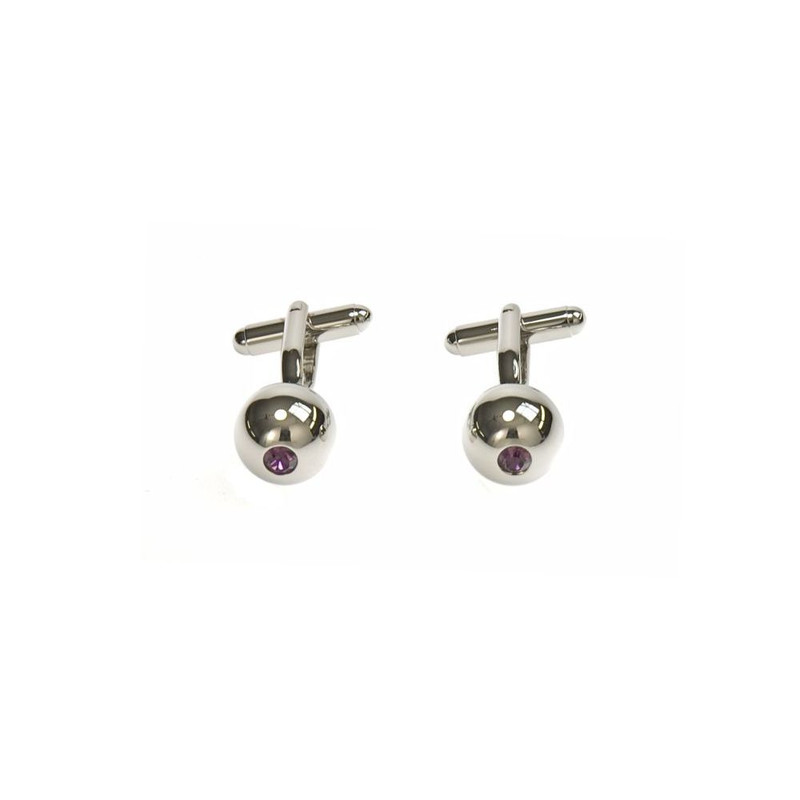 Boutons de manchette, spot violet