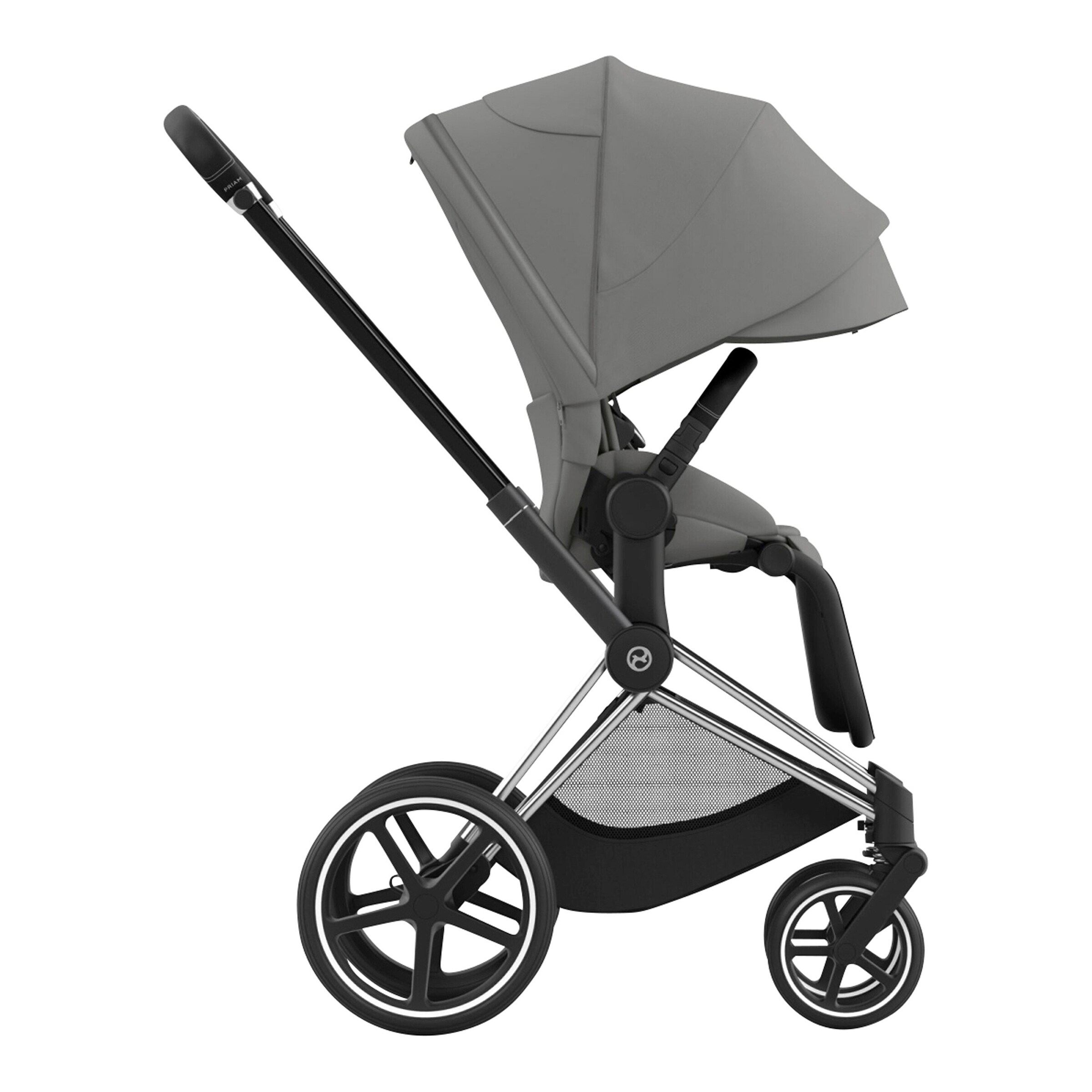 Cybex - PLATINUM Kombikinderwagen PRIAM Comfort Bundle chrome black / mirage grey