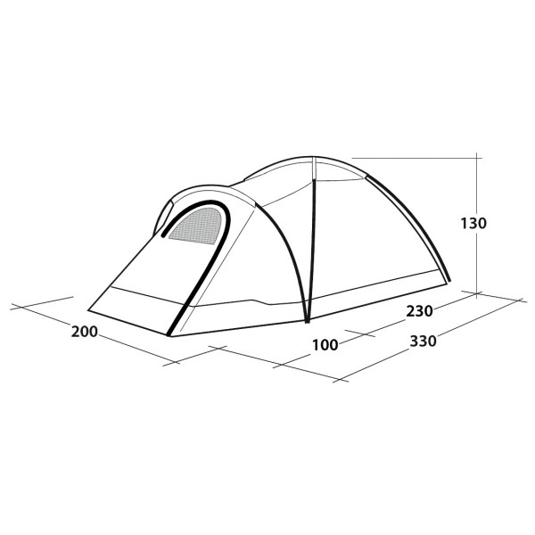 Outwell - Cloud 3 - Tente 3 places
