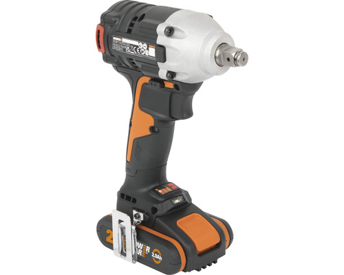 WORX Nitro 20V 300Nm snoerloze slagmoersleutel WX272.9, borstelloze motor + GRATIS bonusartikel 20V accu WA3644 (4,0Ah)