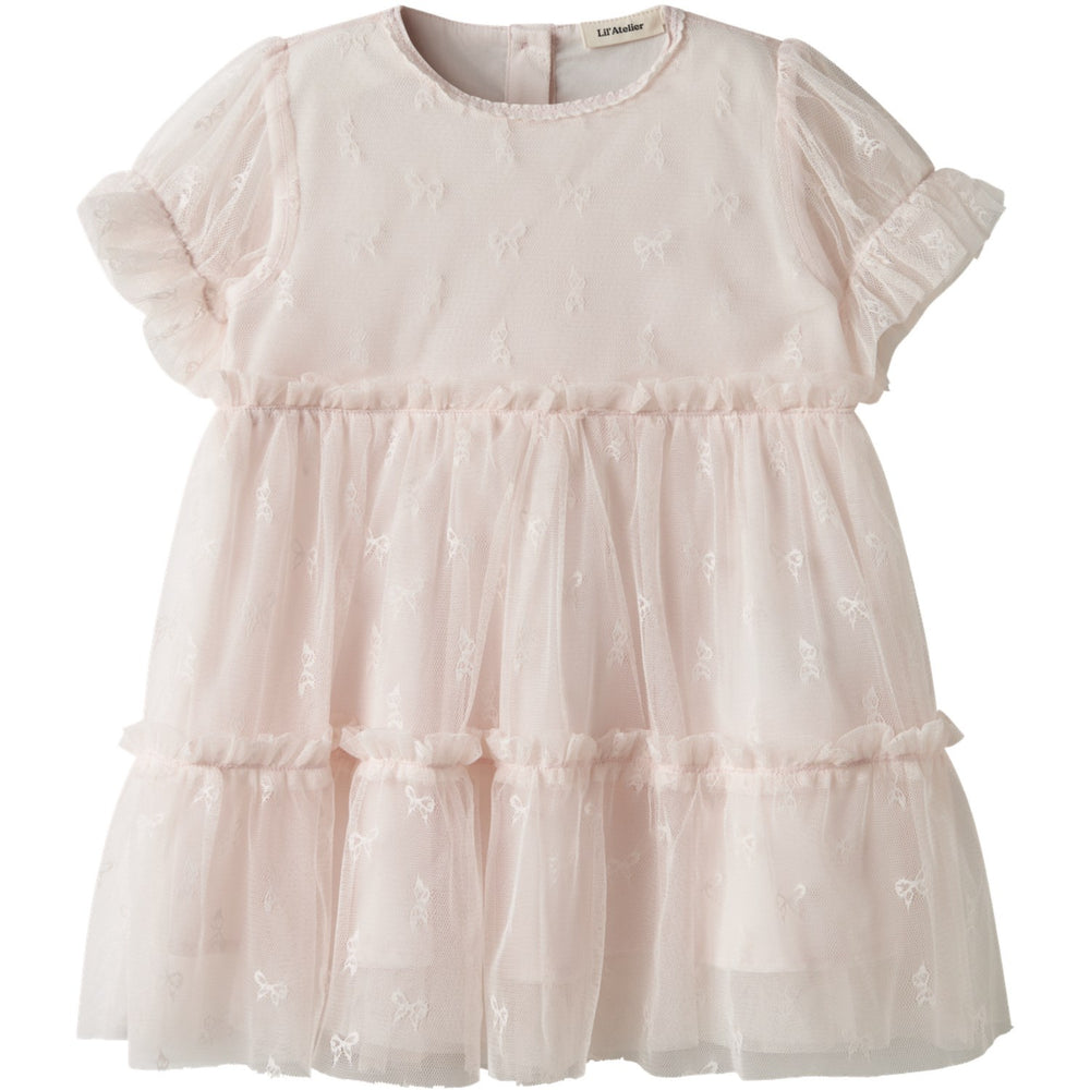 Køb Lil'Atelier Almost Mauve Nmfrosetta Ss Loose Kjole Lil