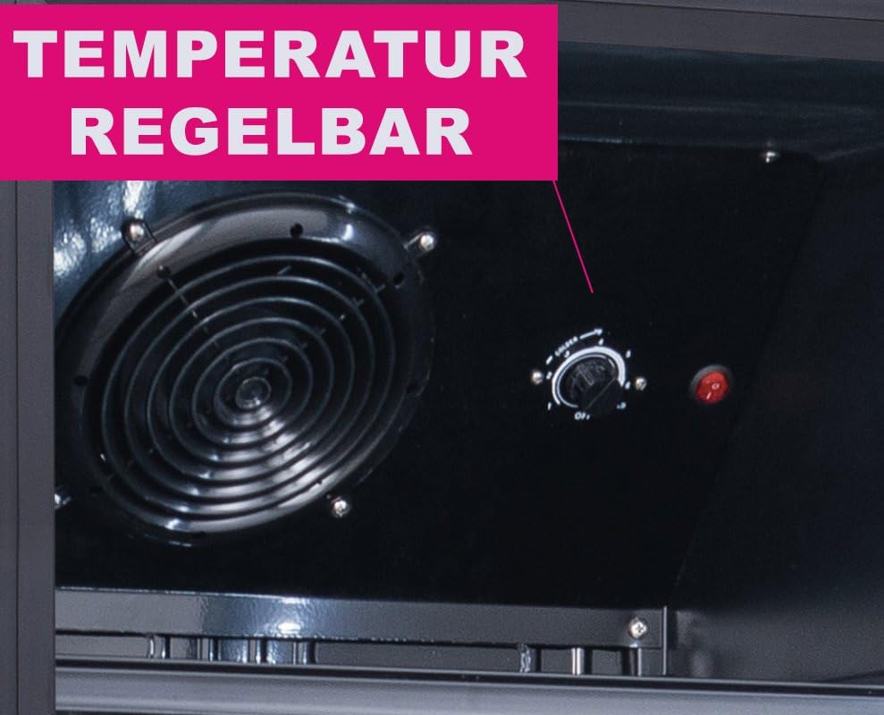 Getränkekühlschrank Flaschenkühlschrank schwarz 360 L mit Glastür abschließbar LED-Bel. 0°bis+10°C 5 Einlegeroste verstellbar