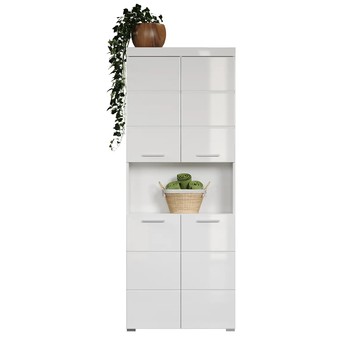 Pegane Colonne 2 portes - Blanc