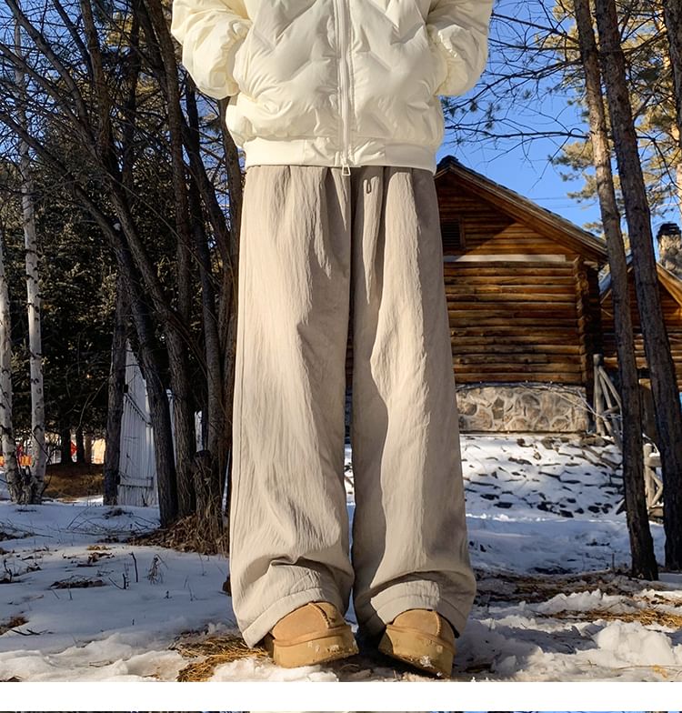 ravewider - Mid Rise Plain Wide Leg Pants
