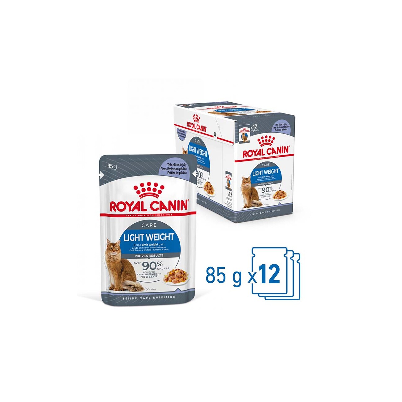 ROYAL CANIN Light Weight Care in Gelee 12x85 g
