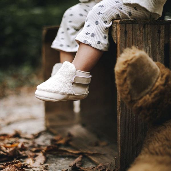 Baby Dutch Teddie Babyboots - XS - Natural