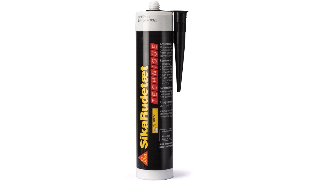 Sika Rudetæt sort 290ml patron