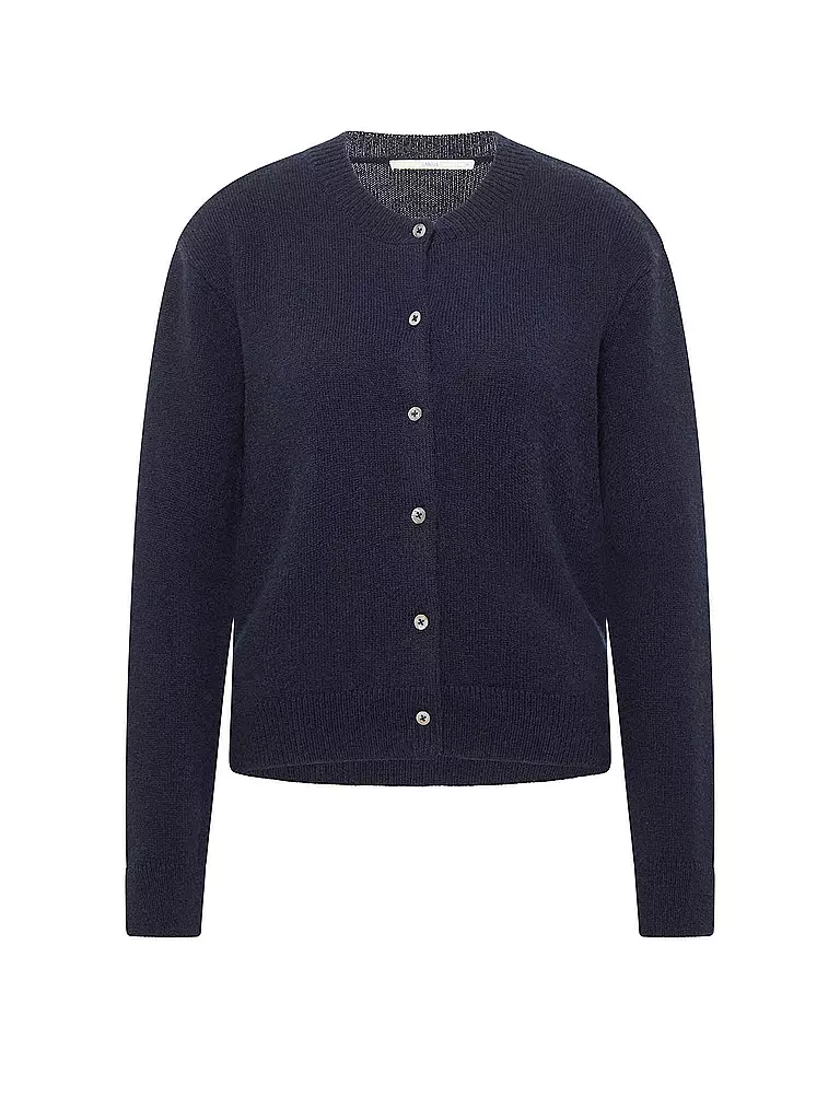LANIUS Strickjacke Boxy Fit dunkelblau