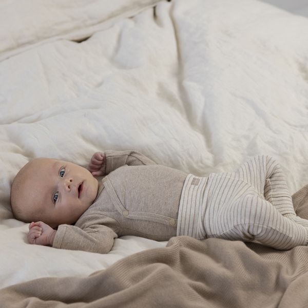 Feetje The Magic is in You Rib Broek - Streep - Taupe Melange