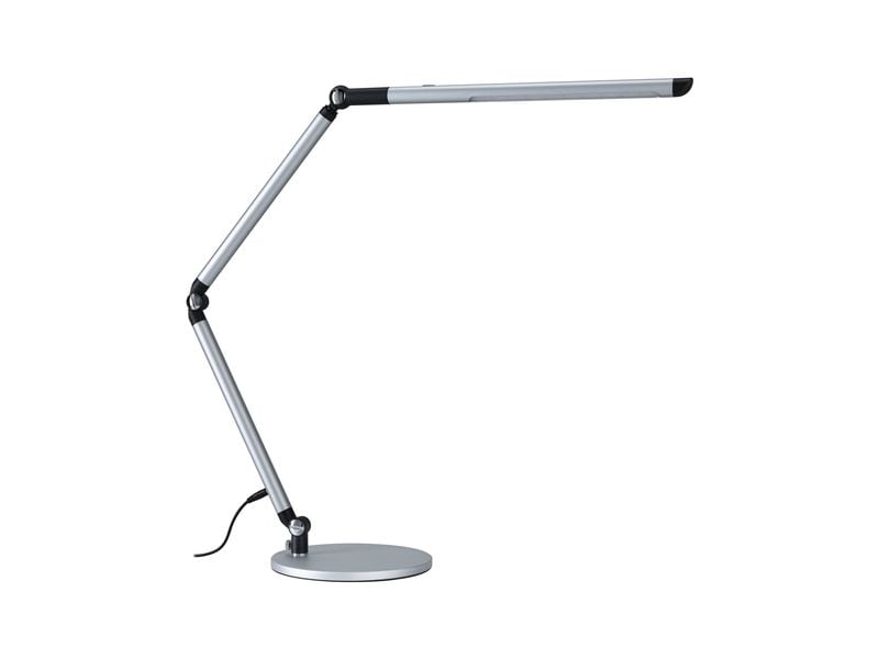 Paulmann Schreibtischleuchte LED 3-Step-Dim Silber Dimmbare Schreibtischleuchte