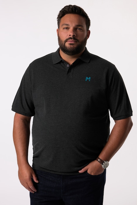 Men+ Poloshirts, 2er-Pack, Bauchfit, Basic, Piqué, Halbarm, bis 8 XL