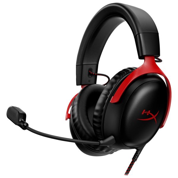 HyperX Cloud III Preto / Vermelho