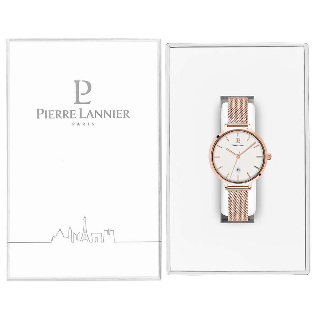 Montre Pierre Lannier Echo Argenté