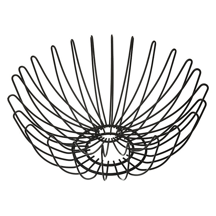 Corbeille à fruit filaire 5Five L. 35 cm noir