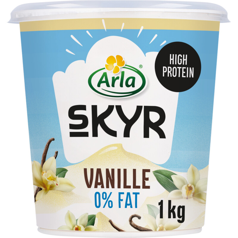 Arla Skyr vanille yoghurt 0% vet XL