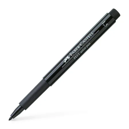 Faber-Castell Tuschestift PITT Artist Pen schwarz 4er Packung