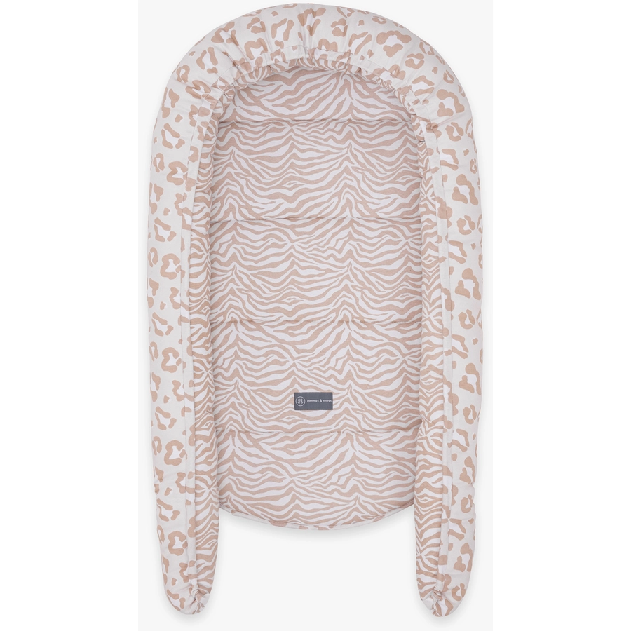emma & noah Kuschelnest Leo Beige 90 x 55 cm