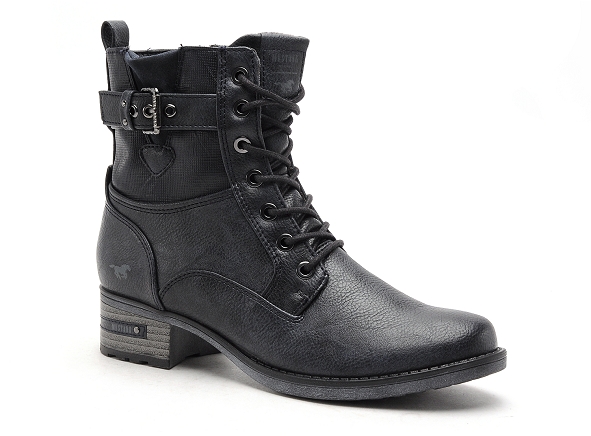 Mustang boots bottine talons femme 1229521 bleu