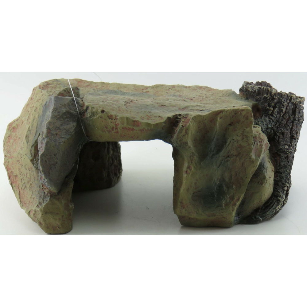 Plateau de roche avec souche 25 cm, aquarium