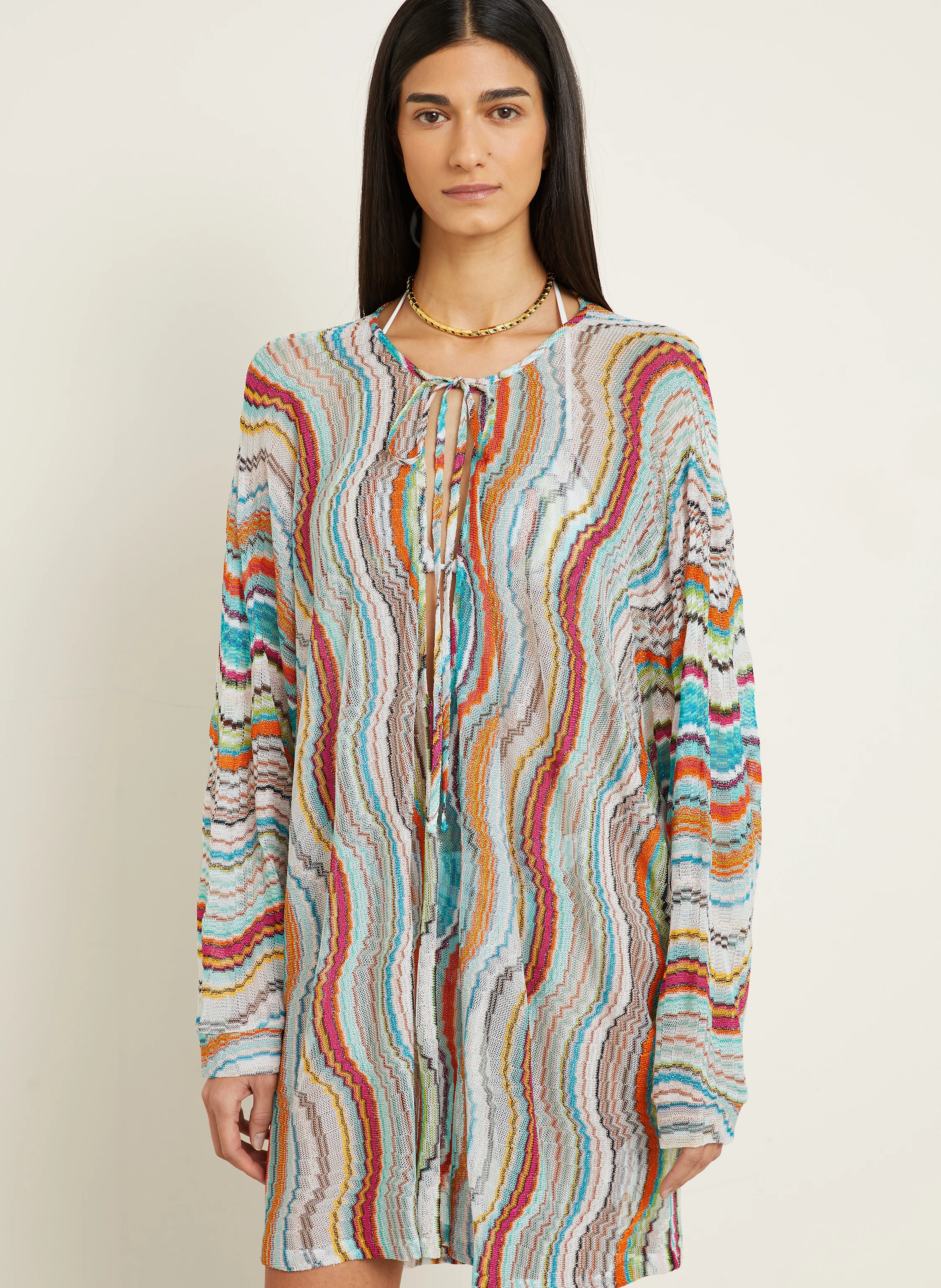 MISSONI Strandkleid mit Glitzergarn